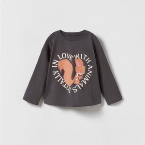 NWT Zara Animal T-Shirt